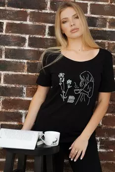 Футболка трикотажная Варя (девушка)