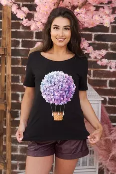 Футболка трикотажная Варя (воздушный шар)