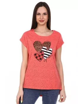 Футболка трикотажная Венера (коралловая)