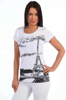 Футболка трикотажная Вернисаж (белая) от