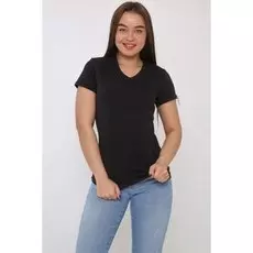 Футболка трикотажная Викки (черная)