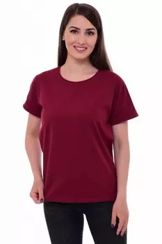 Футболка трикотажная Ксения (бордовая) рр