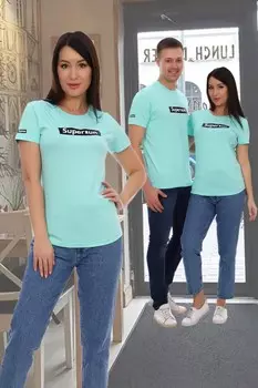 Футболка трикотажная Ялта (ментоловая)