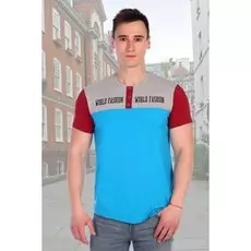 Футболка трикотажная Знать (голубая)