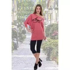 Футболка вискозная Ангел (коралловая)