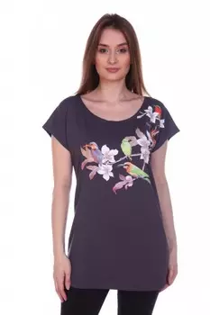 Футболка вискозная Ангелина (серая) рр