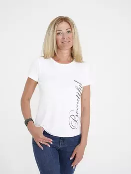 Футболка вискозная Ирма (белая)