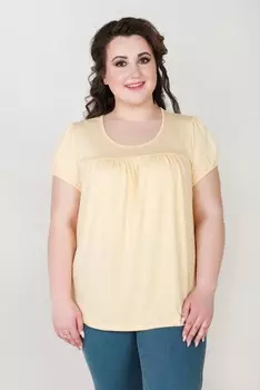 Футболка вискозная Элина (шампань) рр