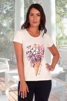 Футболка вискозная Мороженое