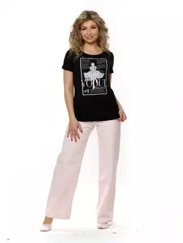 Футболка вискозная Таллия (черная)