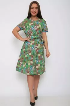 Халат бязевый Алисса (зеленый)