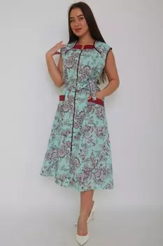 Халат бязевый Анджела (ментоловый) рр