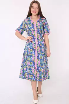 Халат бязевый Арета (синий)