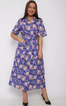 Халат бязевый Герти (фиолетовый)