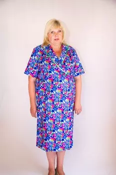 Халат бязевый Ольга (в ассортименте) рр