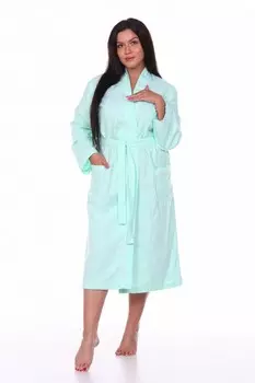 Халат фланелевый Лидия (ментоловый)