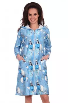 Халат флисовый Патриция (мишки) рр