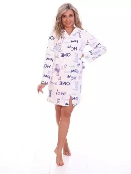 Халат из велсофта Арта (молочный)