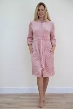 Халат из велсофта Дарлинг (розовый)