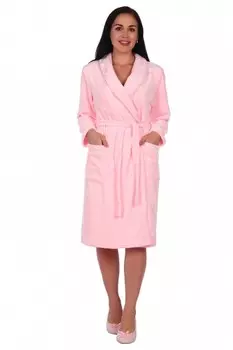 Халат из велсофта Джолайн (розовый)