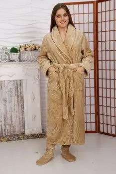 Халат из велсофта Кассия (в ассортименте) рр
