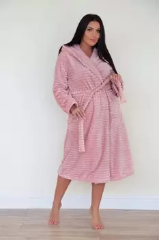 Халат из велсофта Конкистадора (пудровый)