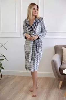 Халат из велсофта Конкистадора (серый)