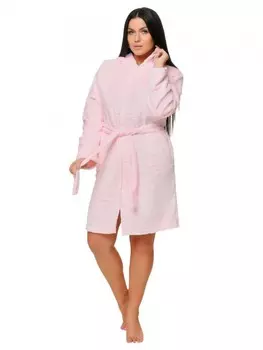Халат из велсофта Найра (розовый)