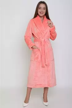 Халат из велсофта Ниджелла (коралловый) рр