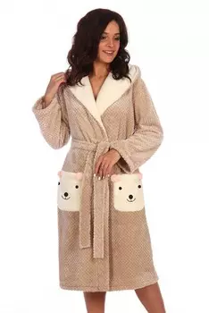 Халат из велсофта Тедди