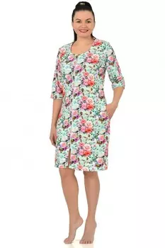 Халат из вильмонта Асти (цветы)