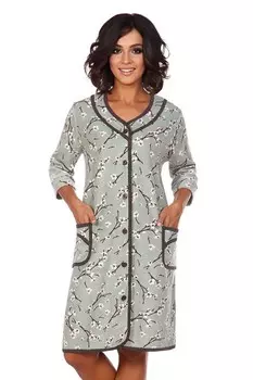 Халат махровый Агнесса (фисташковый)