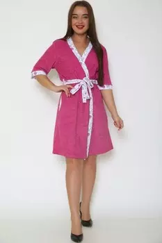 Халат махровый Аметист (розовый)