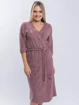 Халат махровый Амина (кофейный)