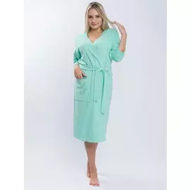 Халат махровый Амина (ментоловый)
