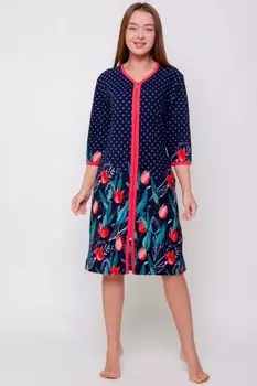 Халат махровый Белинда (тюльпаны) рр