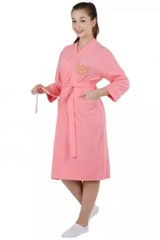 Халат махровый Чесли (коралловый) рр