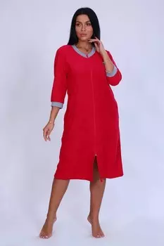 Халат махровый Френсис (малиновый)