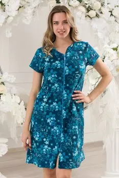 Халат махровый Холли (бирюзовый)