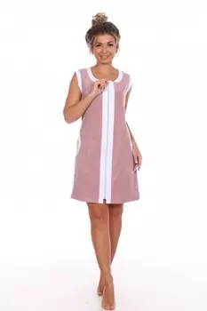 Халат махровый Изи (розовый)