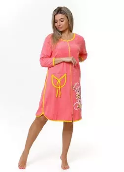 Халат махровый Эйдора (коралловый)