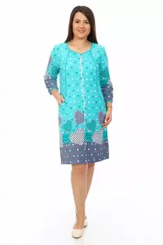 Халат махровый Элен (ментоловый) рр