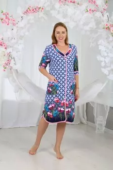 Халат махровый Лердес (абстракция)