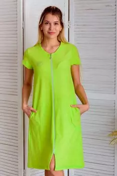 Халат махровый Лиза (салатовый) рр