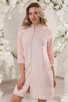 Халат махровый Магали (розовый)