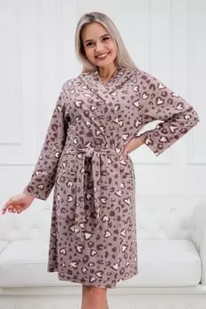 Халат махровый Нежность (бежевый)