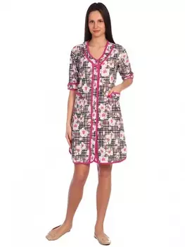 Халат махровый Нирвана (серый)