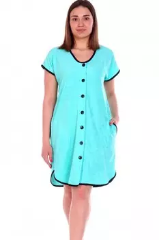 Халат махровый Полюша (ментоловый)