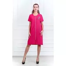 Халат махровый Роза (малиновый)