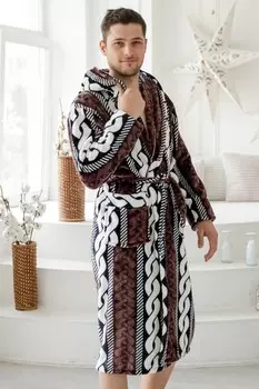 Халат мужской Ларри (коричневый)